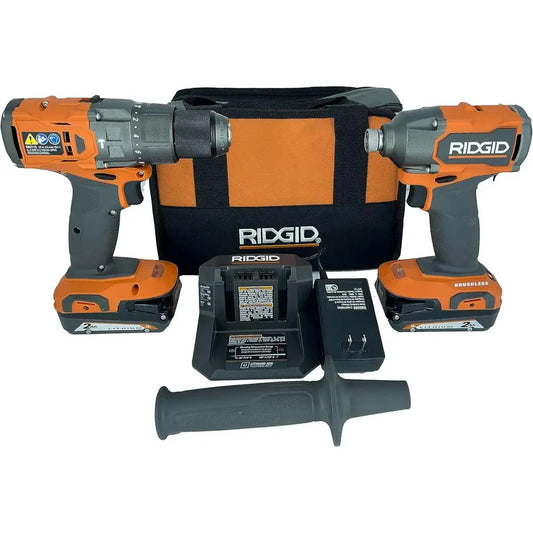 18V Cordless Drill and Impact Driver Kit With 2.0Ah Batteries