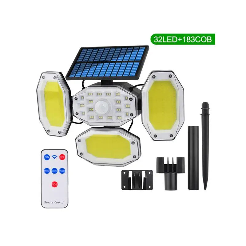 Outdoor Solar Motion Sensor Security Light