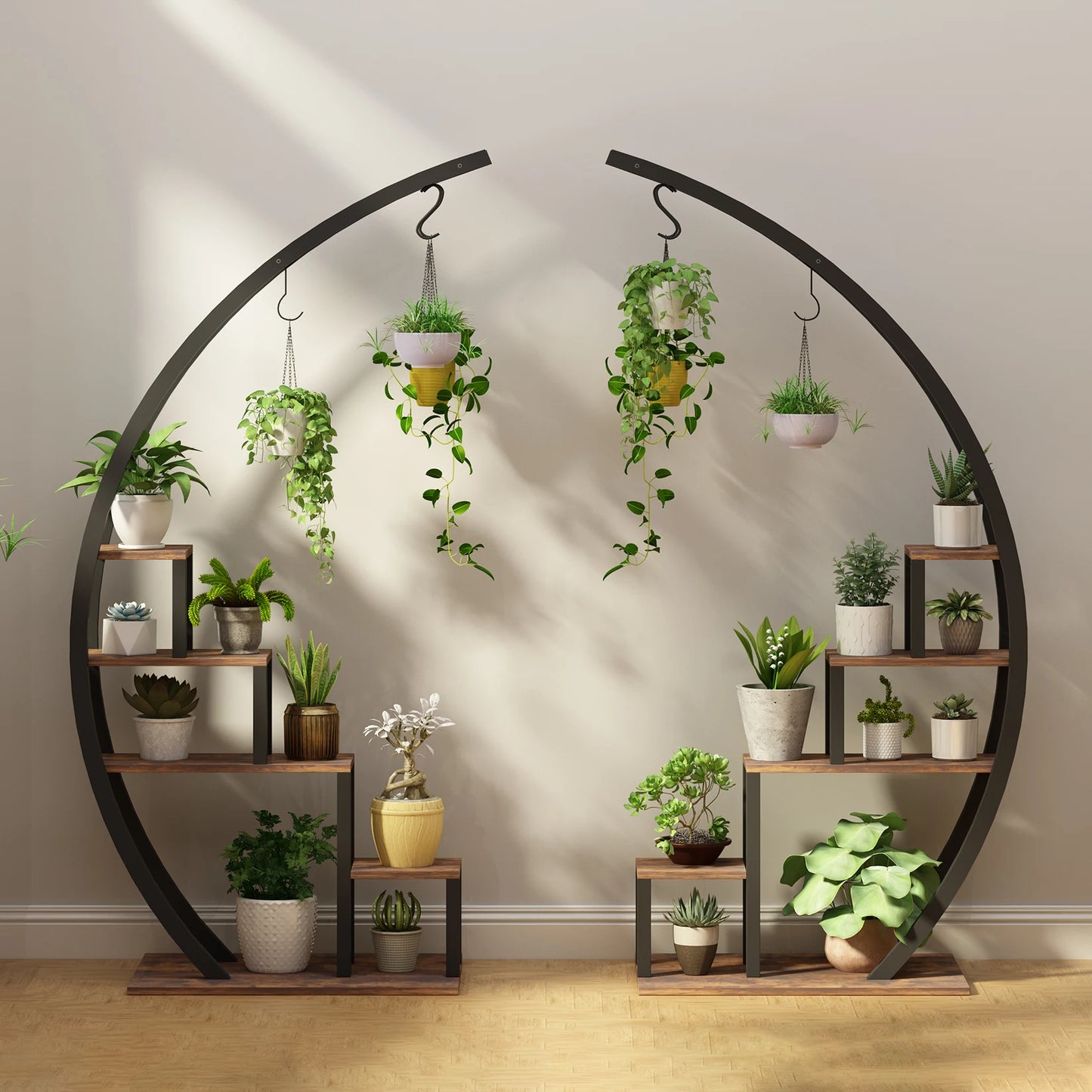 TWISTER.CK 5-Tier Flower Plant Stand Indoor Metal Rack