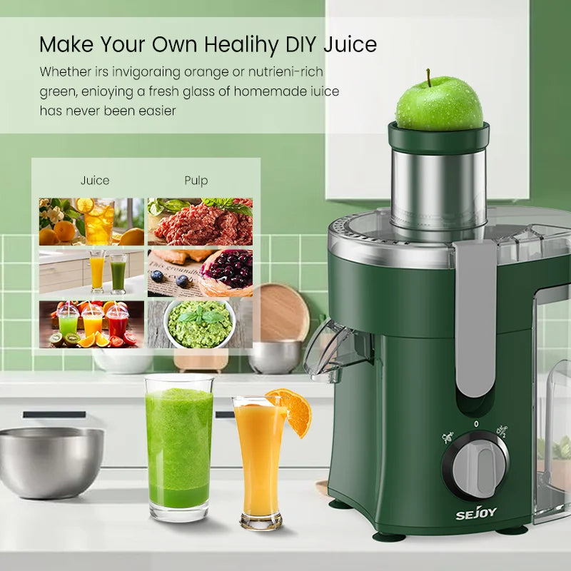 Sejoy 500W Fruit Juicer Centrifugal Extractor Machine