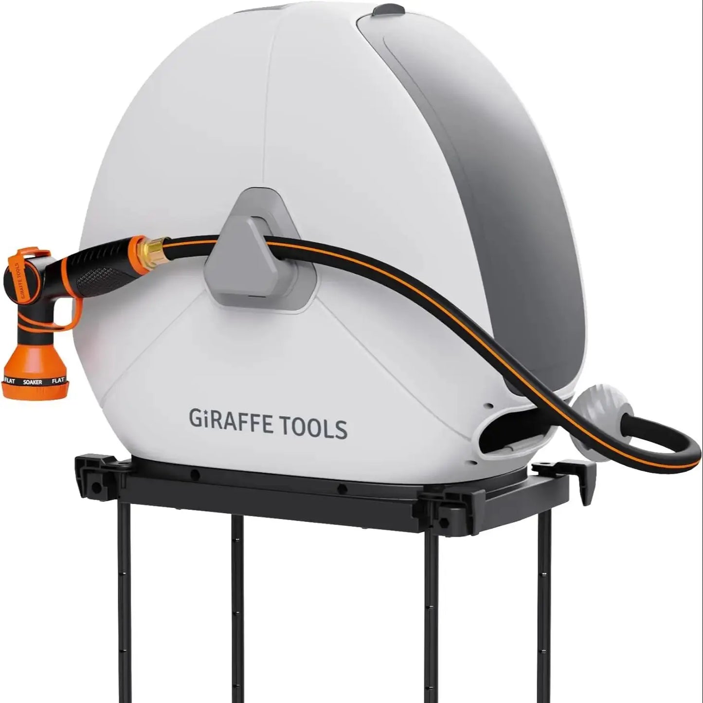 Giraffe Tools Retractable Hose Reel Auto Rewind Ground Mount