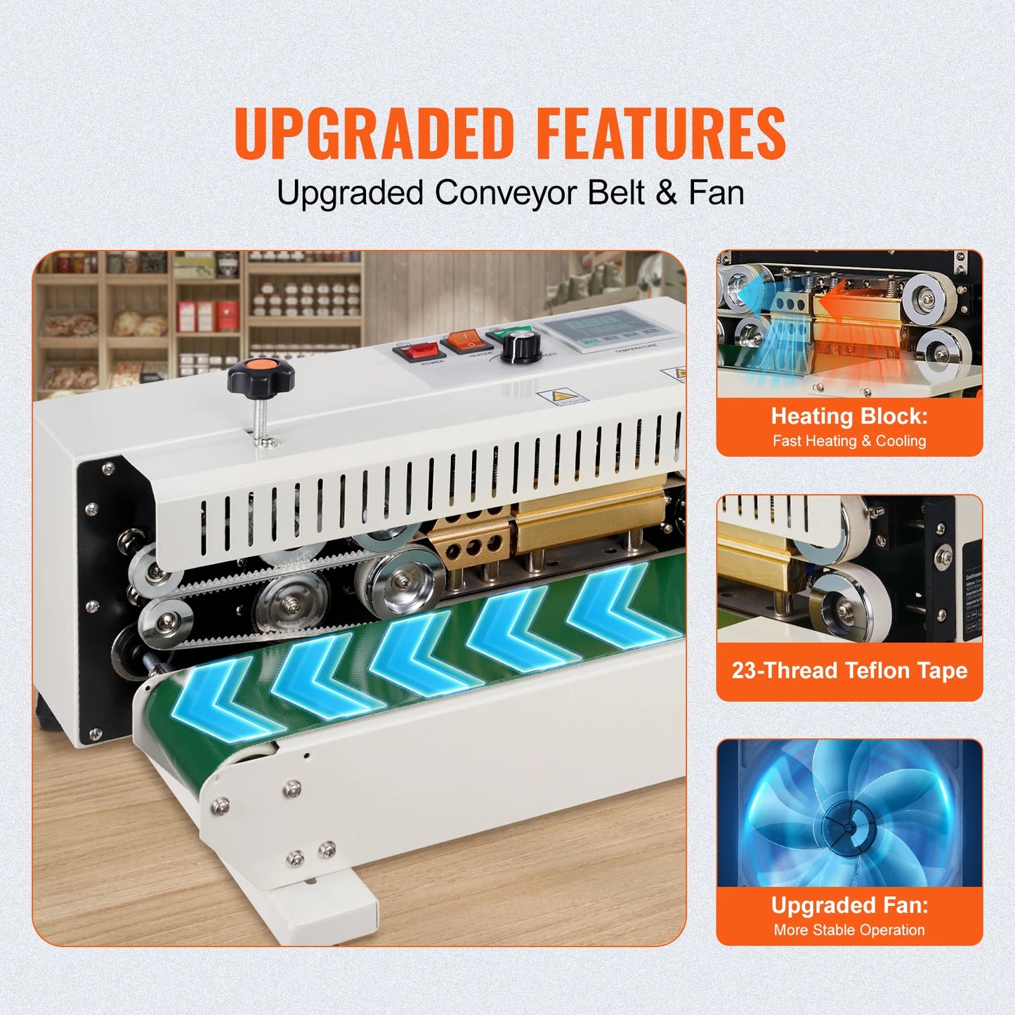 Succebuy Horizontal Bag Sealing Machine Plastic Film Bags